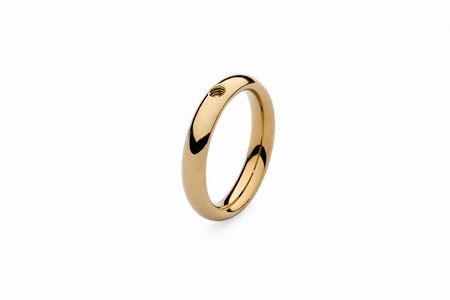 Qudo Gold Ring Slim - Size 56